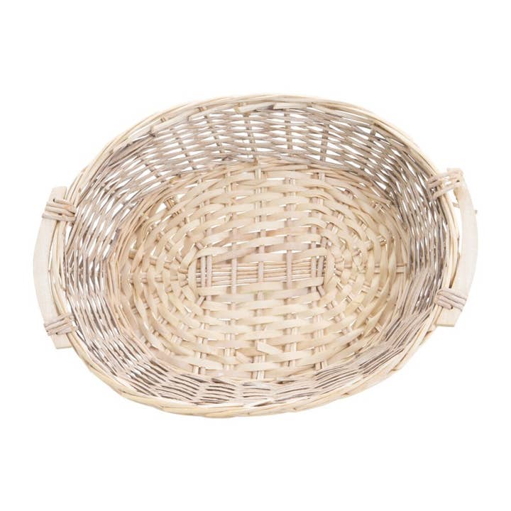 Deffrennes - Wholesale Basket - Oval basket Eclisse natural wicker cherry look2