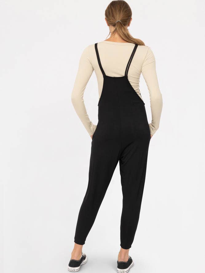 Mono B - Wholesale Jumpsuit - Women's - Everyday Comfort Drop Crotch Overalls