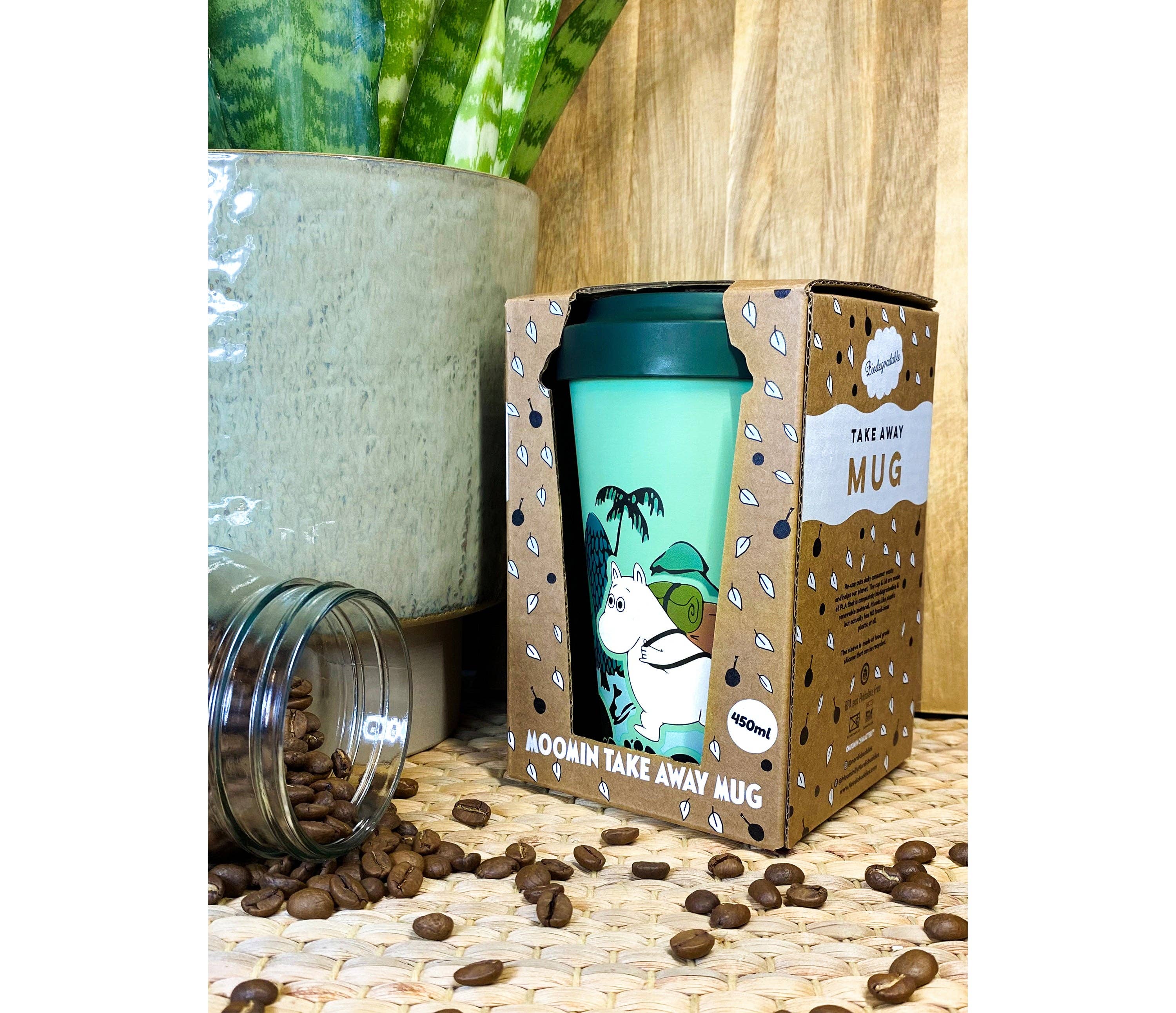 Nordicbuddies - Wholesale Coffee Mug - Moomintroll  Adventuring Take Away Mug3