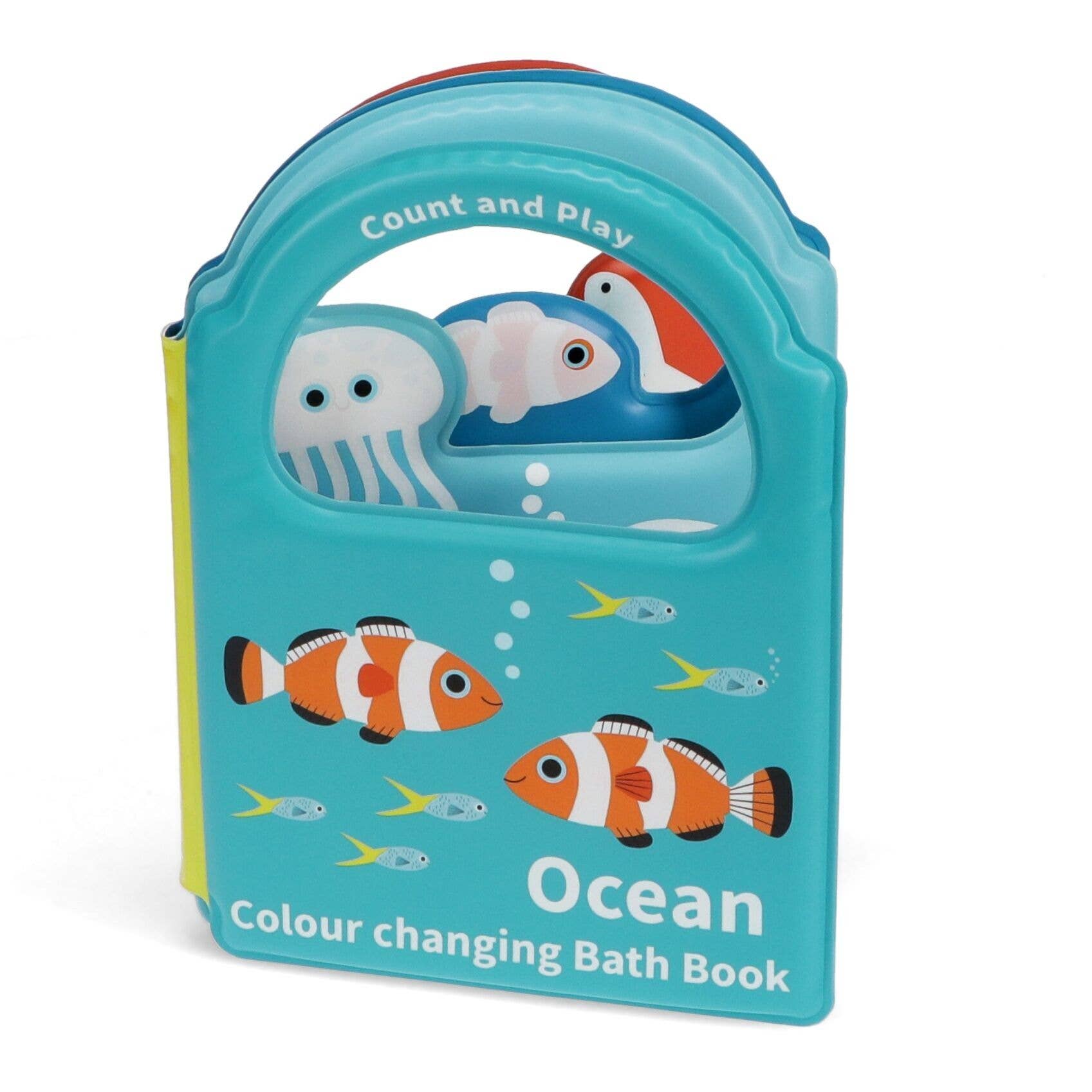 Rex B2B - UK - Wholesale Bath Toy - Baby - Colour Changing Bath Book - Ocean1