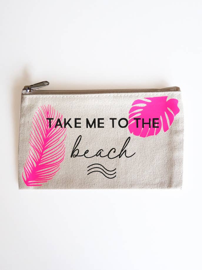 Beach Holiday Accessories Pouch Bag for wholesale by CloudsandCurrents