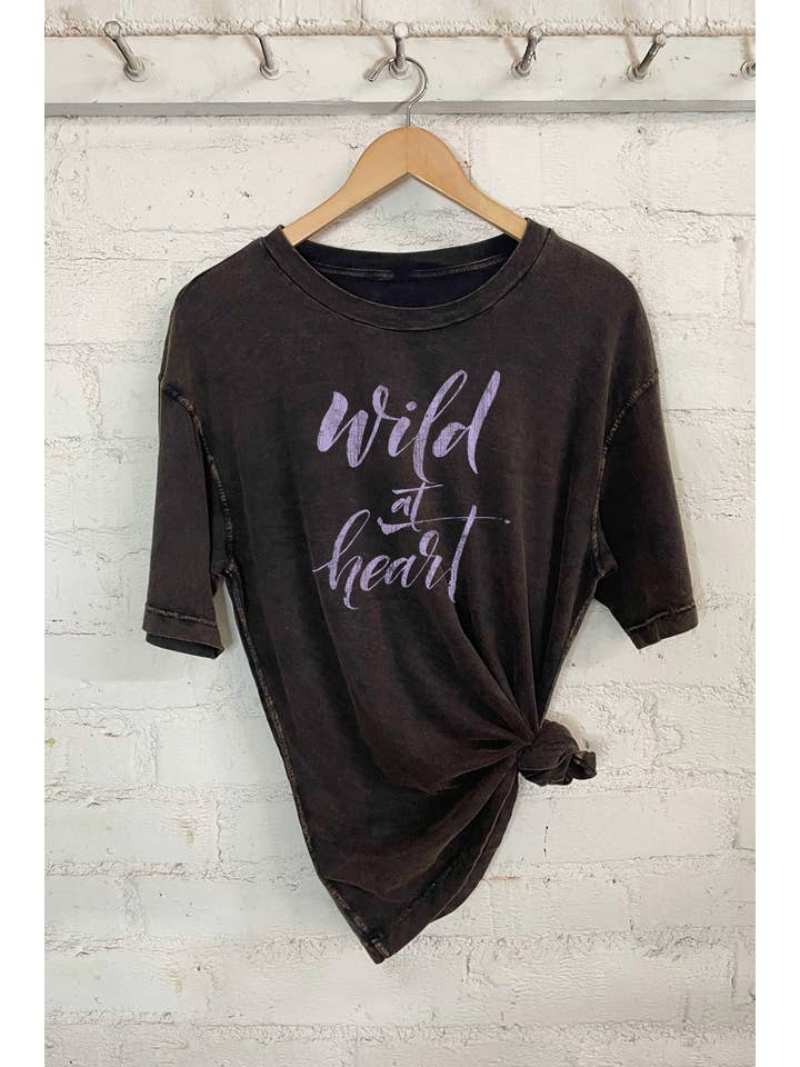 Rustee Clothing - Wholesale Screen Printed T-Shirt - Women's - Wild at Heart1