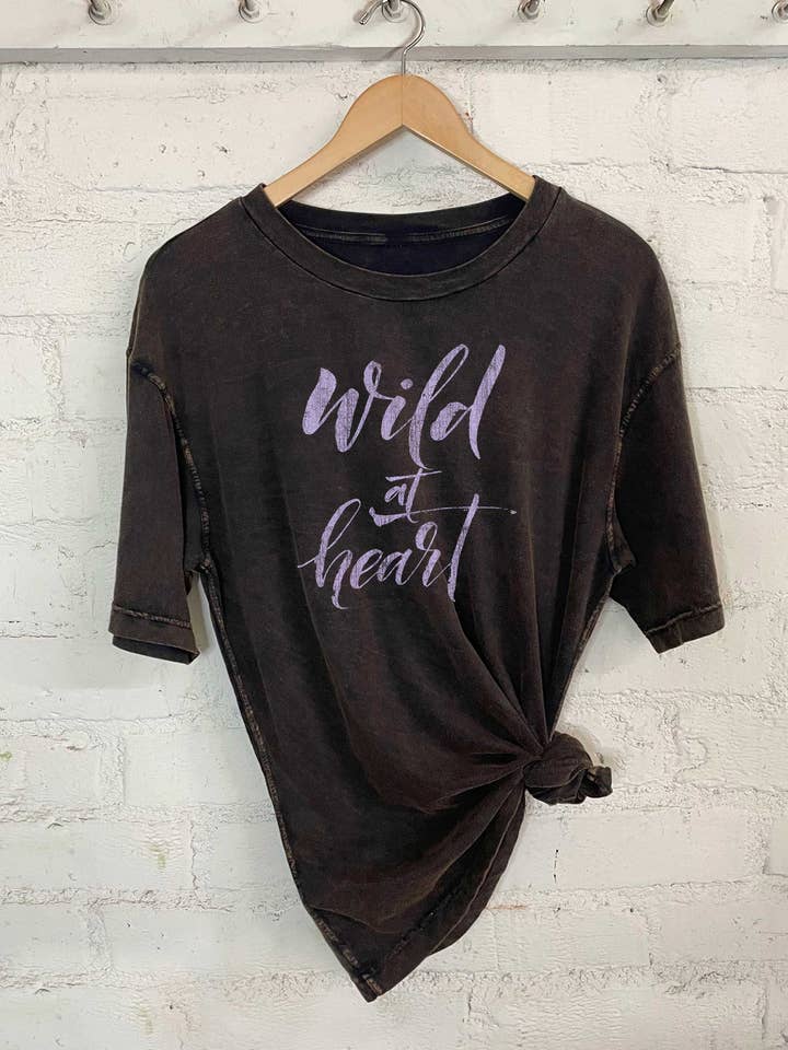 Rustee Clothing - Wholesale Screen Printed T-Shirt - Women's - Wild at Heart1