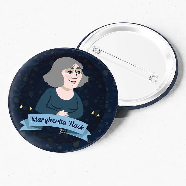 Margherita Hack, Pin E Postal, Mulheres na Ciência por atacado de Irene Renon illustrations