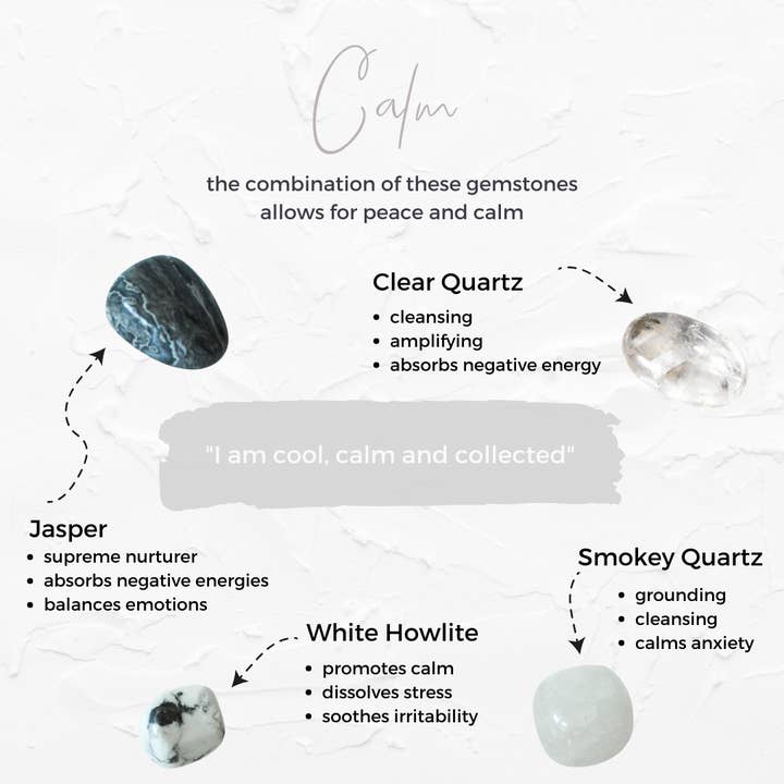 Drops of Gratitude – Engroshandel Spirituelle sten og krystaller – Gemstone Pocket Pouch - Berolige1