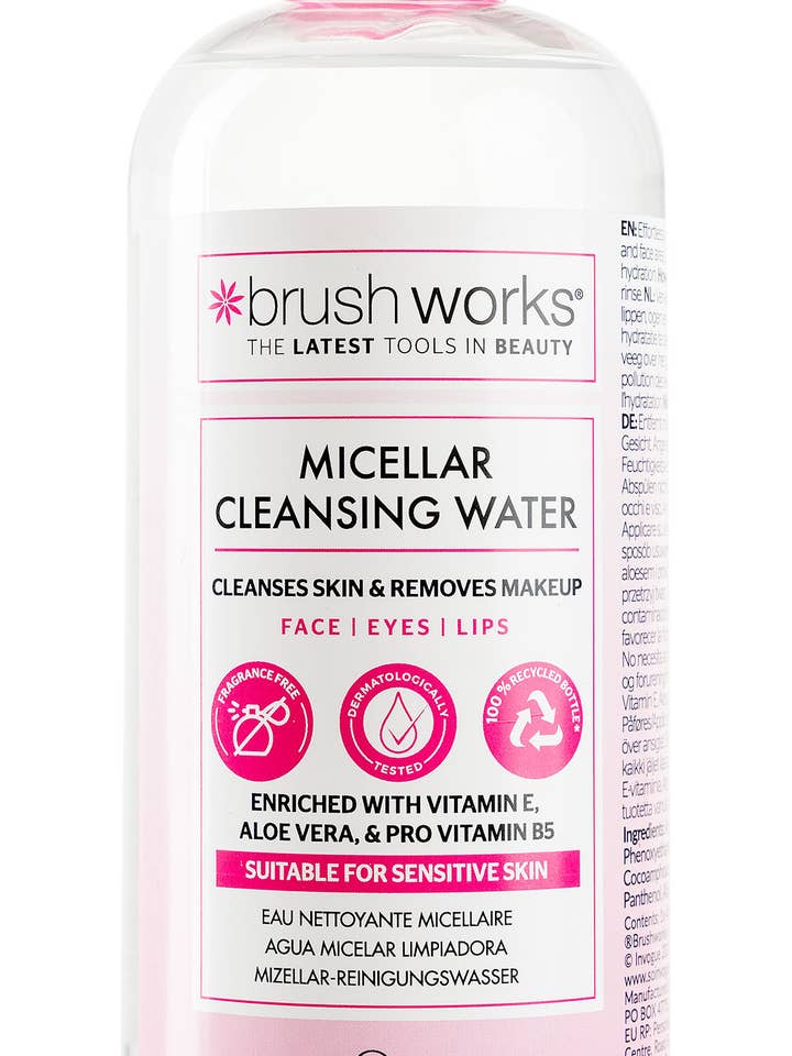 Brushworks Micellar Cleansing Water - 400ml for wholesale by Soinvogue