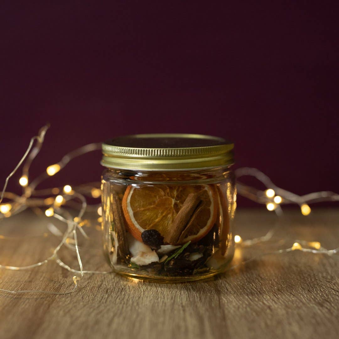 Simmer and Co Natural Aroma - Wholesale Potpourri - Be Merry & Bright Simmer Pot Mix, Limited Edition Holiday Aroma – 12oz Jar0