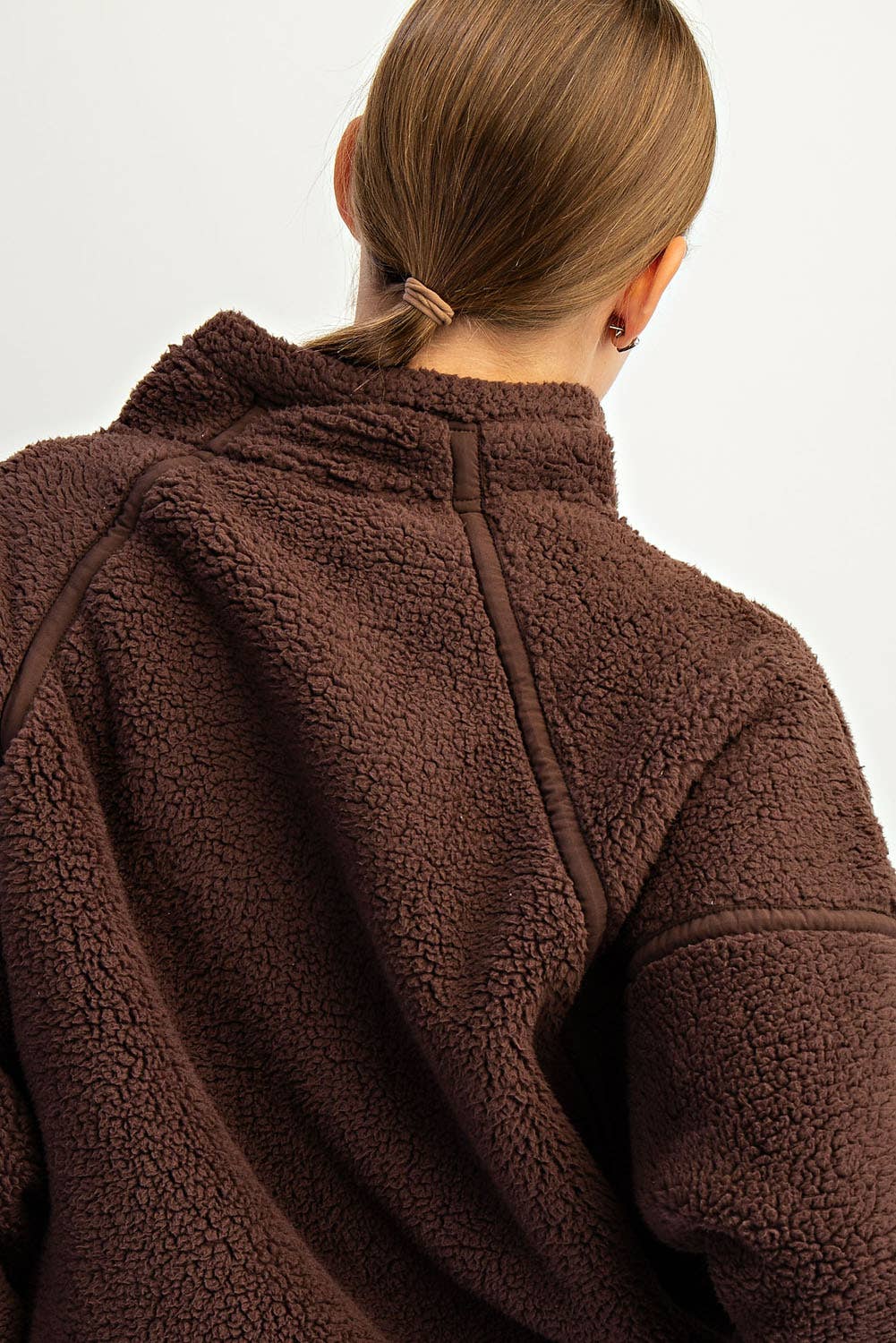 Rae Mode - Wholesale Athletic Jacket - Women's - OVERSIZED MICRO SHERPA VEST15