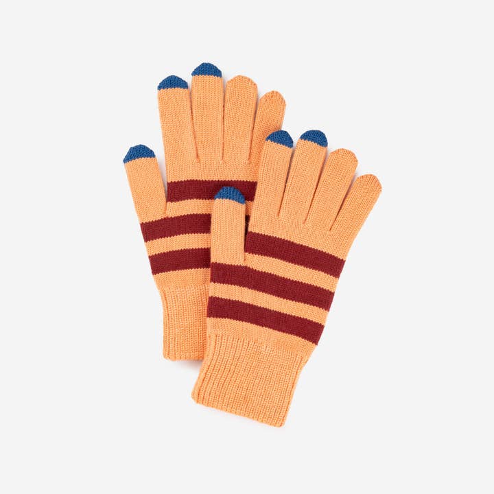 VERLOOP | knits - Wholesale Gloves - Women's - Stripe Touchscreen Gloves1
