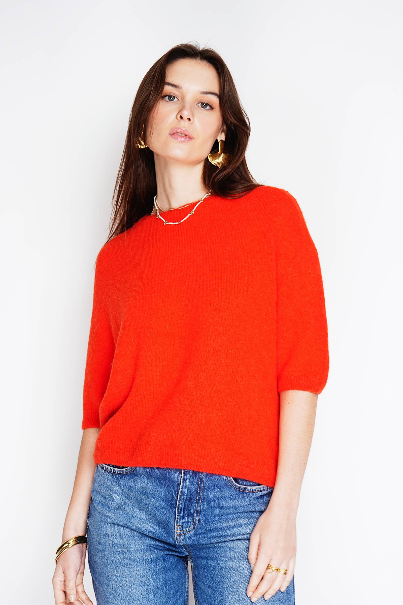 NOELINE - Wholesale Pullover-trui - Dames - Trui in superfijne alpaca 801024