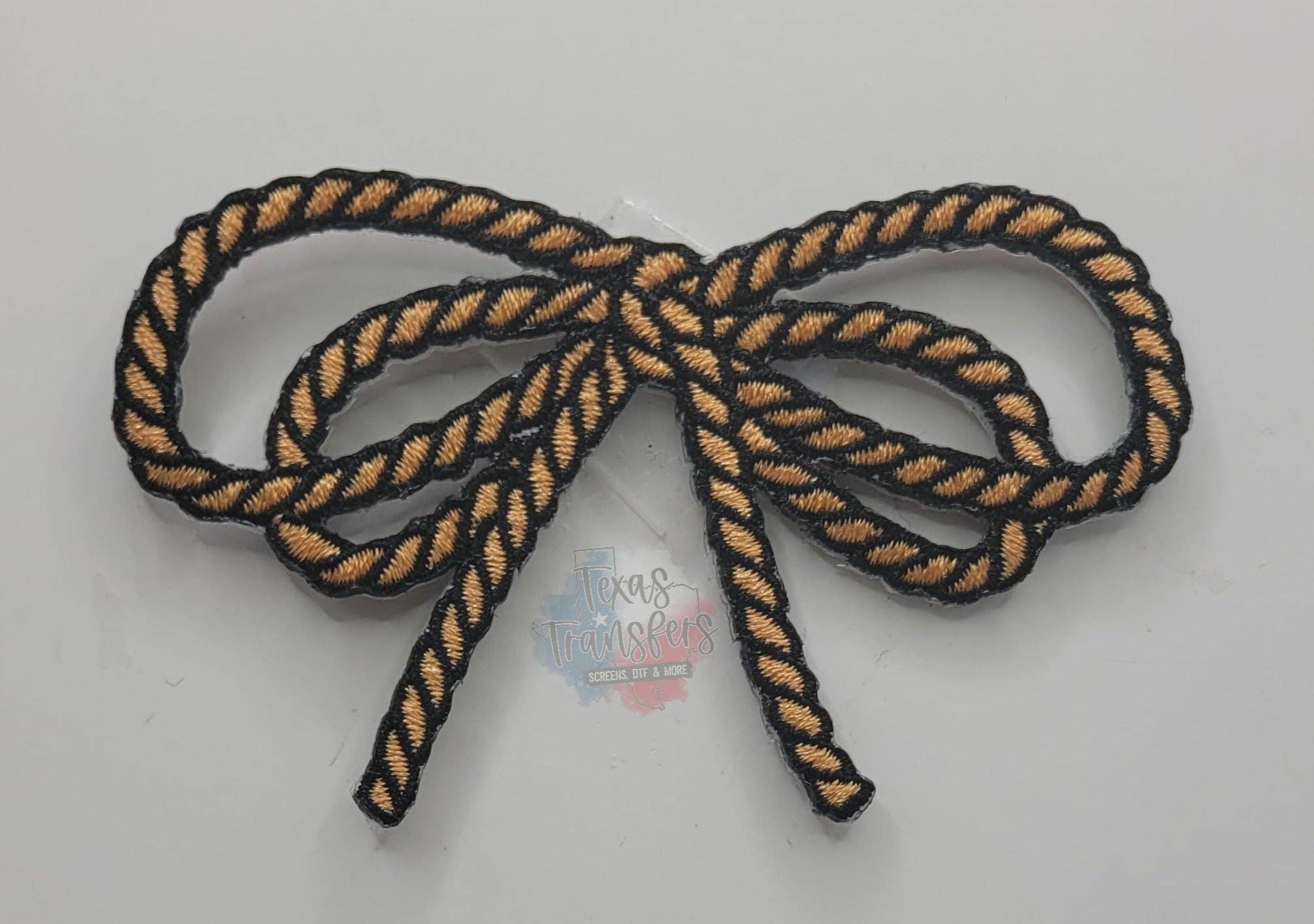 Texas Transfers - Wholesale Patch - Rope Bow Iron-On PATCH