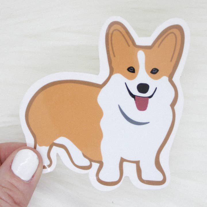 Adesivo Corgi per la vendita all'ingrosso da parte di Shop Katherine Marie