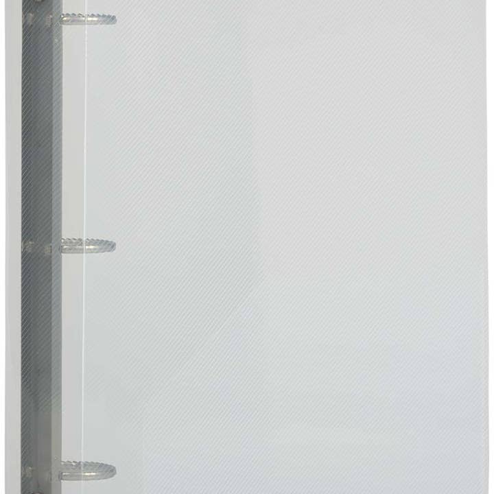 JAM PAPER - Wholesale Binder - JAM Plastic 1.5 inch Binder, Clear 3 Ring Binder, 1/PK4