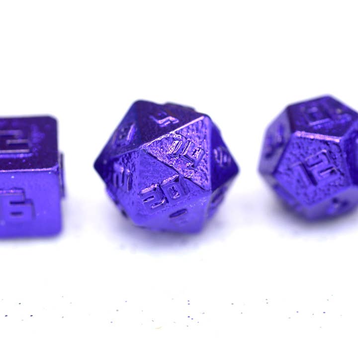 Hymgho Premium Dice - Wholesale Dice - 10MM Mini RPG Dice Set - Purple