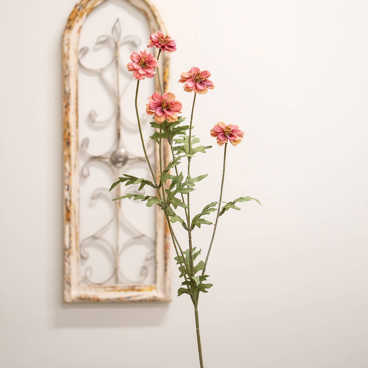 Col House Designs - Wholesale Artificial Flowers - Mauve Marigold Spray - 29.75"1