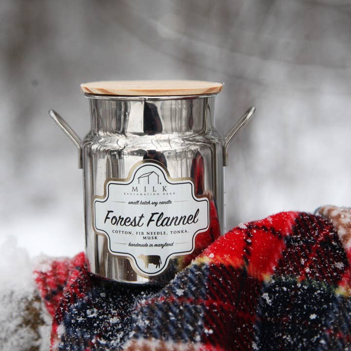 Milk Reclamation Barn - Wholesale Jar/Filled Candle - Stainless Milk Churn Candle - 12.5 oz24