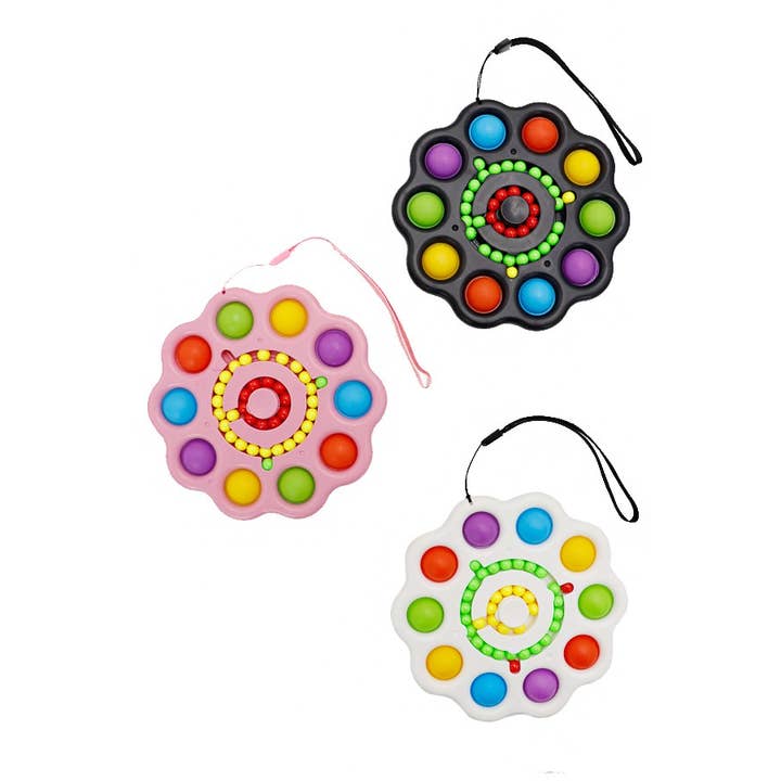 Cap Zone - Venta al por mayor Pelota antiestrés - Niños - Juguete spinner sensorial simple con hoyuelos de Push Pop