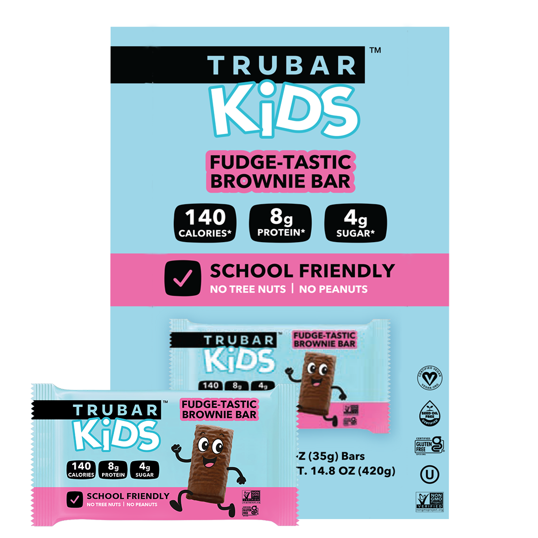 TRUBAR - Wholesale Snack Bar - 🎒 NEW! TRUBAR KiDS -  Fudge-Tastic Brownie Bar1