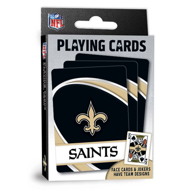 Masterpieces Puzzles - Wholesale Playing Cards - New Orleans Saints Playing Cards