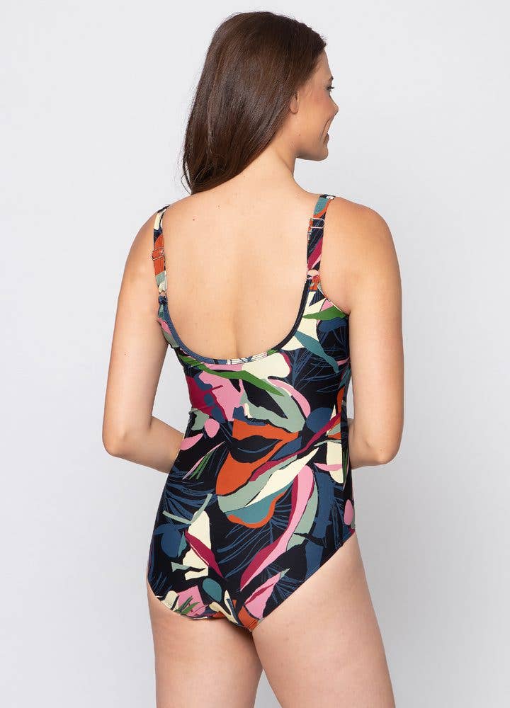 Multi Chlorine Resistant One Piece Mesh Yoke Abstract for wholesale on Faire2