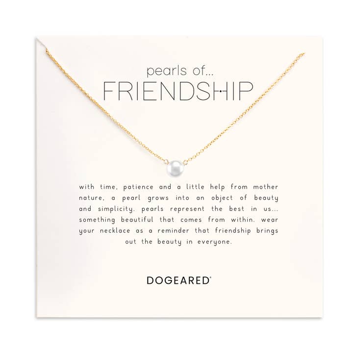 Dogeared - Wholesale Pendant/Charm Necklace - pearls of friendship small white pearl necklace1