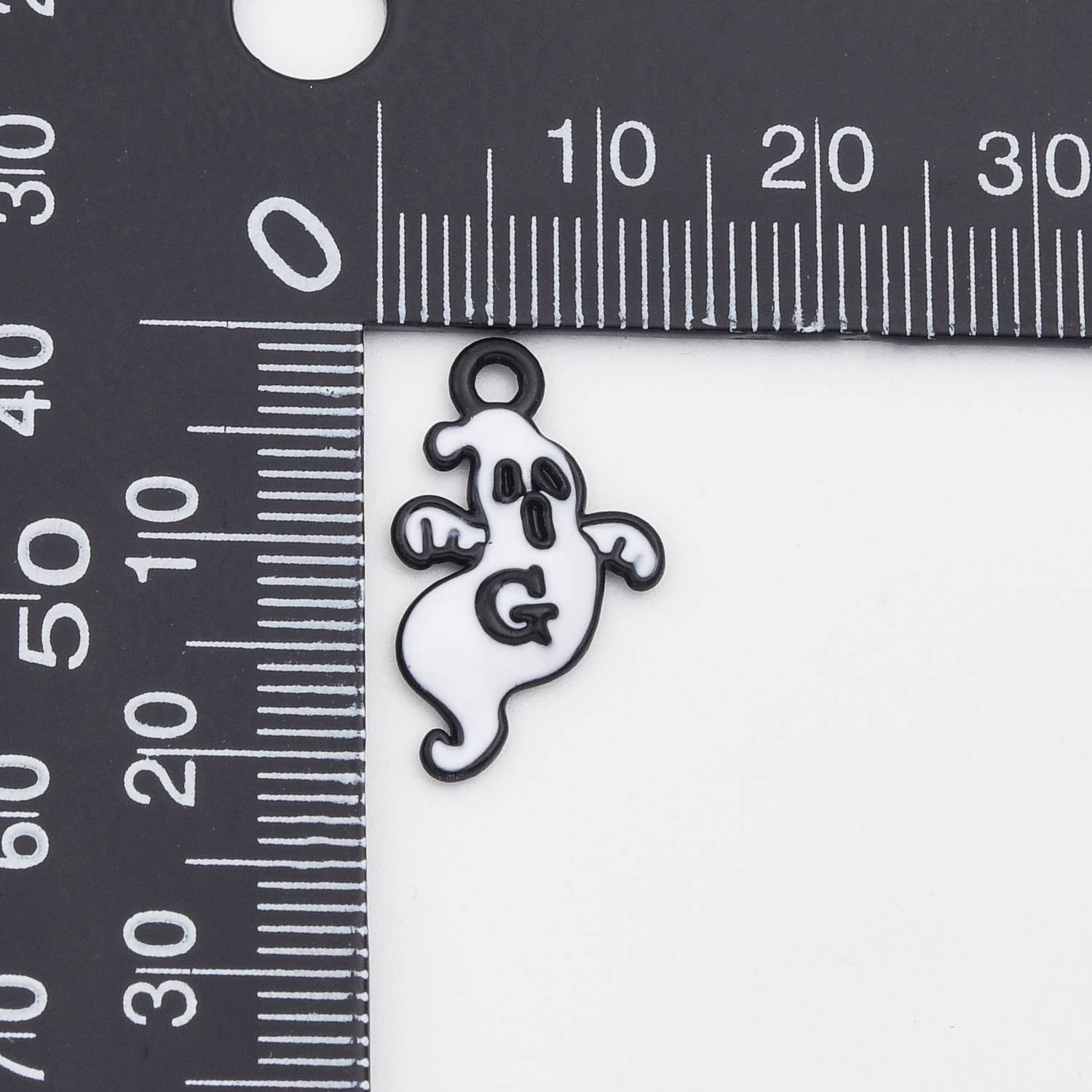 findings4uGem – wholesale Hänge-/berlockhalsband – Guldpläterad Emalj Halloween Fint Berlockhänge, CP215029