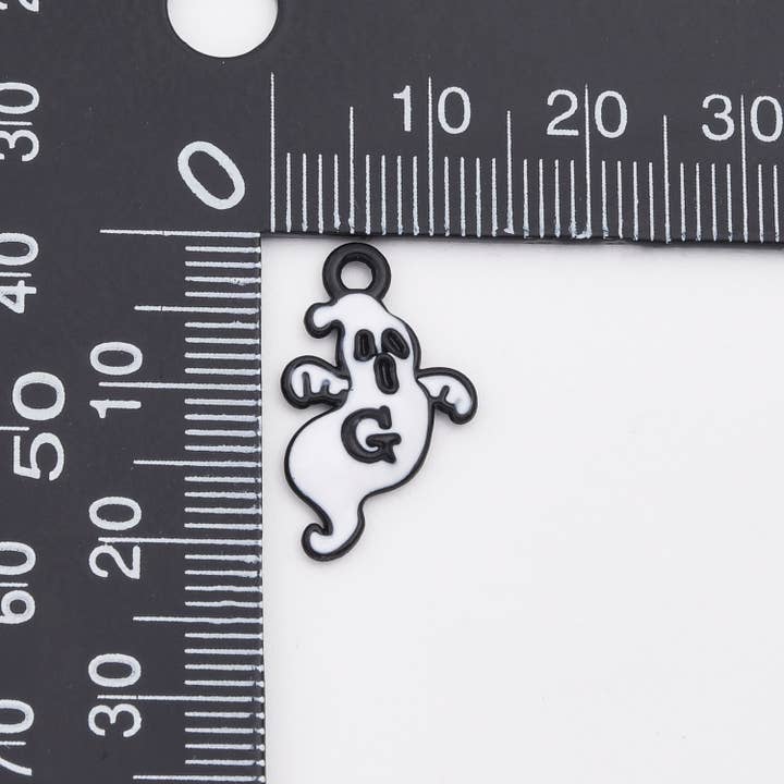 findings4uGem - Wholesale Pendant/Charm Necklace - Gold Filled Enamel Holloween Dainty Charm Pendant, CP215032