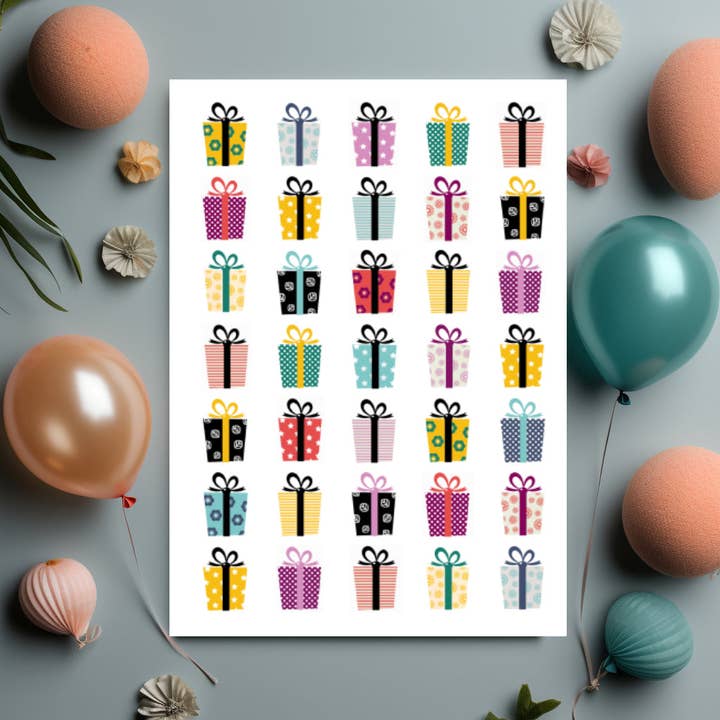 Folha de Autocolantes Presentes por atacado de Sticker Varia