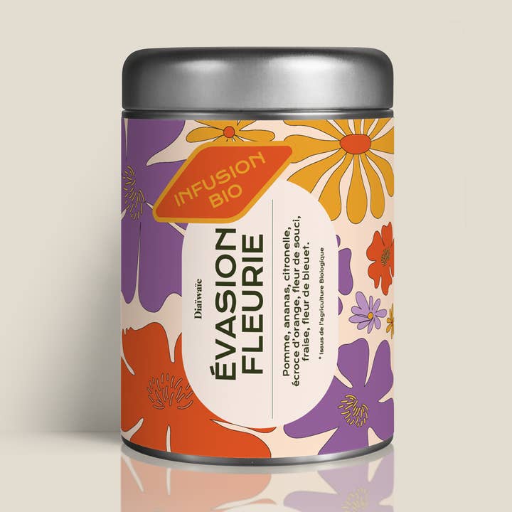 Diaiwaie - Wholesale Health/Detox Tea - Organic infusion - FLOWERY ESCAPE0