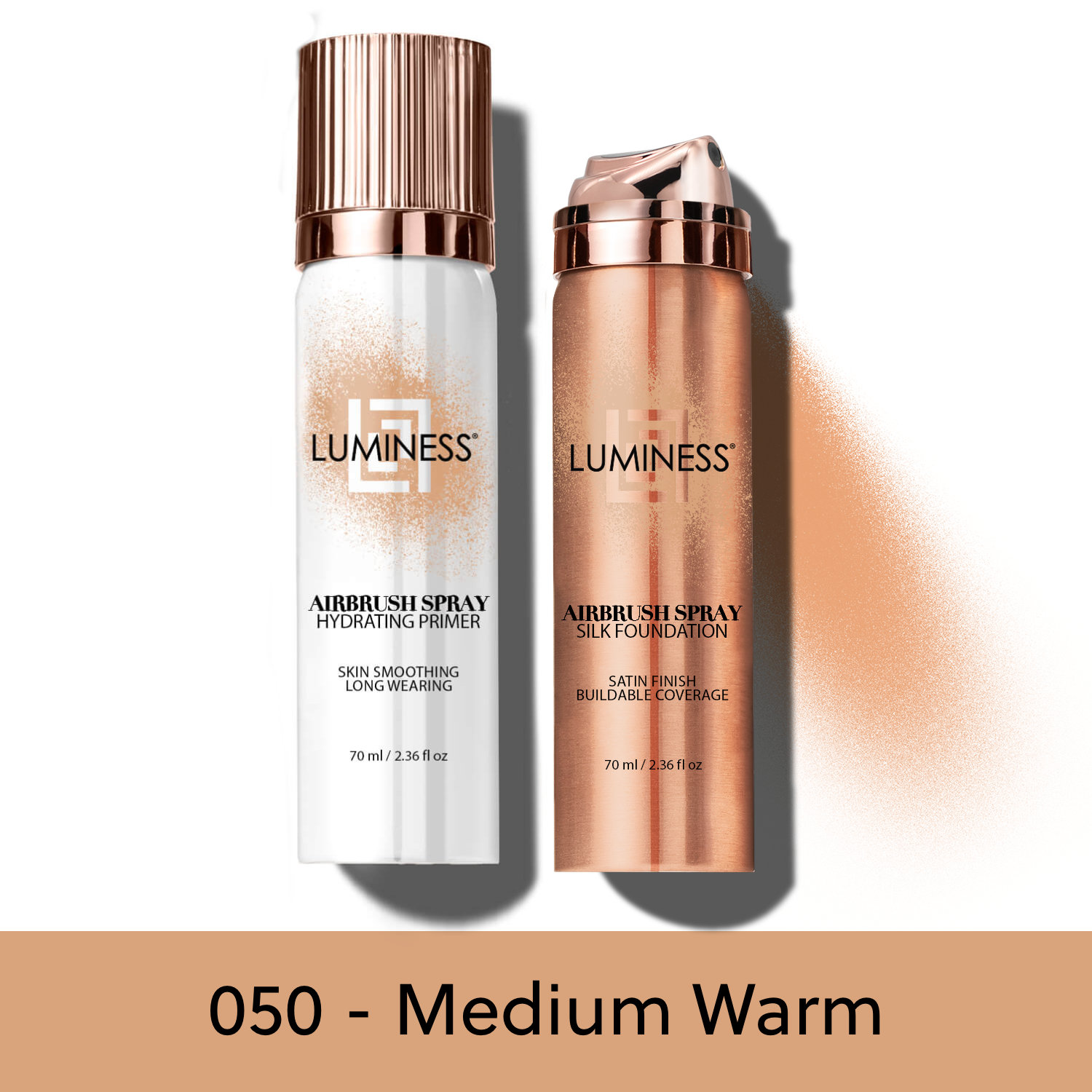 LUMINESS - Wholesale Face Makeup Primer - Airbrush Spray Silk Foundation & Hydrating Primer Kit4