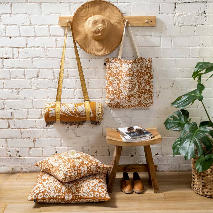 HENDEER - Venta al por mayor Funda de cojín - Funda de cojín con estampado «Golden Slumbers»4