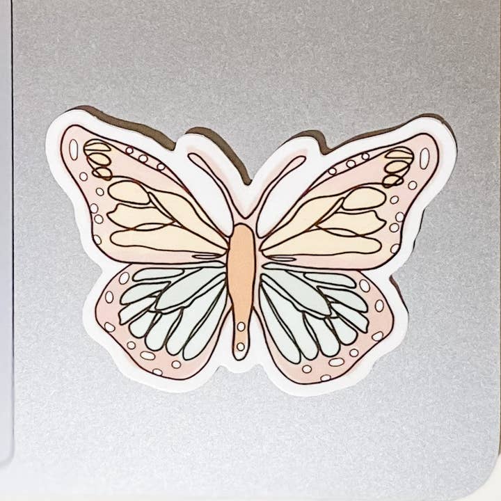 Butterfly sticker voor wholesale door Dainty Daisy Bead Co.