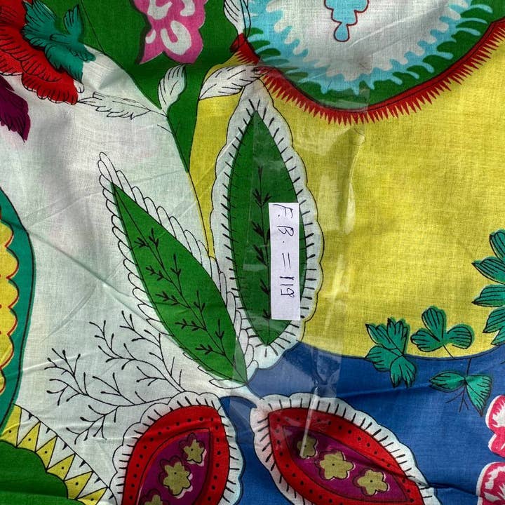 bhavnas boutique – Engroshandel Stofmaling – Luksus bomuldsstofbloktrykt stof Dametøj2