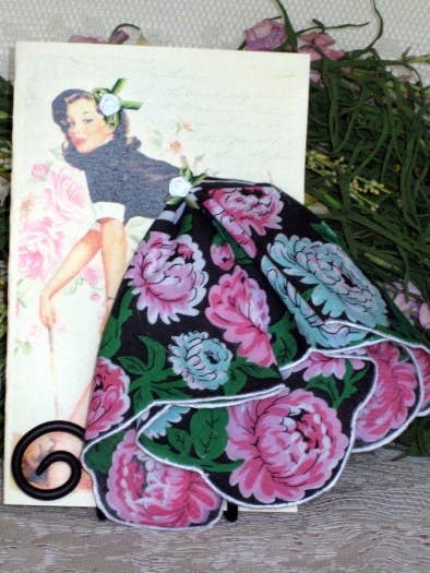 Cleaning House Pinup Girl Keepsake Hanky Card for wholesale by MOMENTS IN THYME