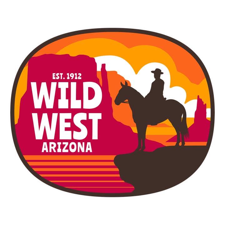 Arizona Wild West klistermærke for engroshandel hos EARTHWILD