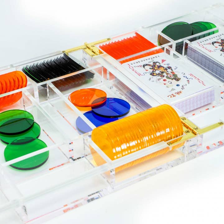 AULICA - Wholesale Card Game - Acrylic poker game3