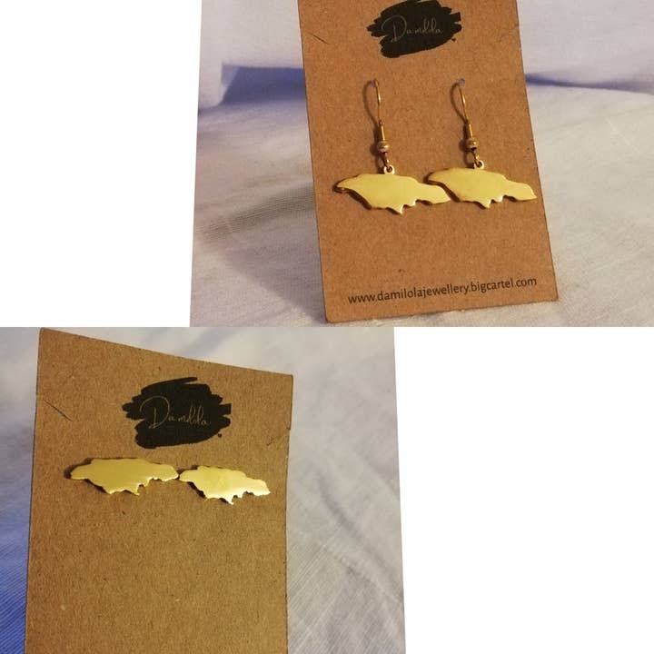 Jamaica studs/dangly - ‘Land We Love’ and other Purchase Wholesale jamaica. Free Returns & Net 60 Terms on Faire trending on Faire.