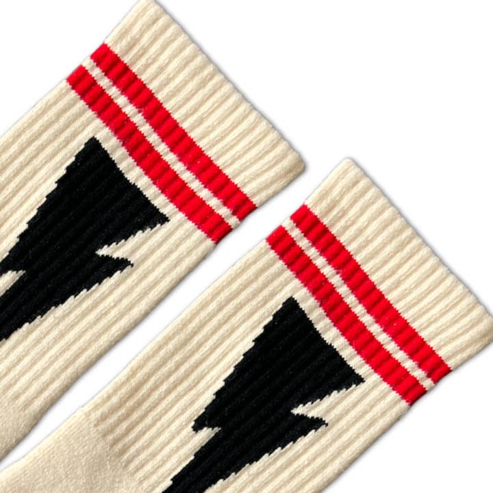 Naturale SOCCO x Mike Vallely | Big Bolt Crew | Naturale | Rosso in vendita all'ingrosso su Faire1