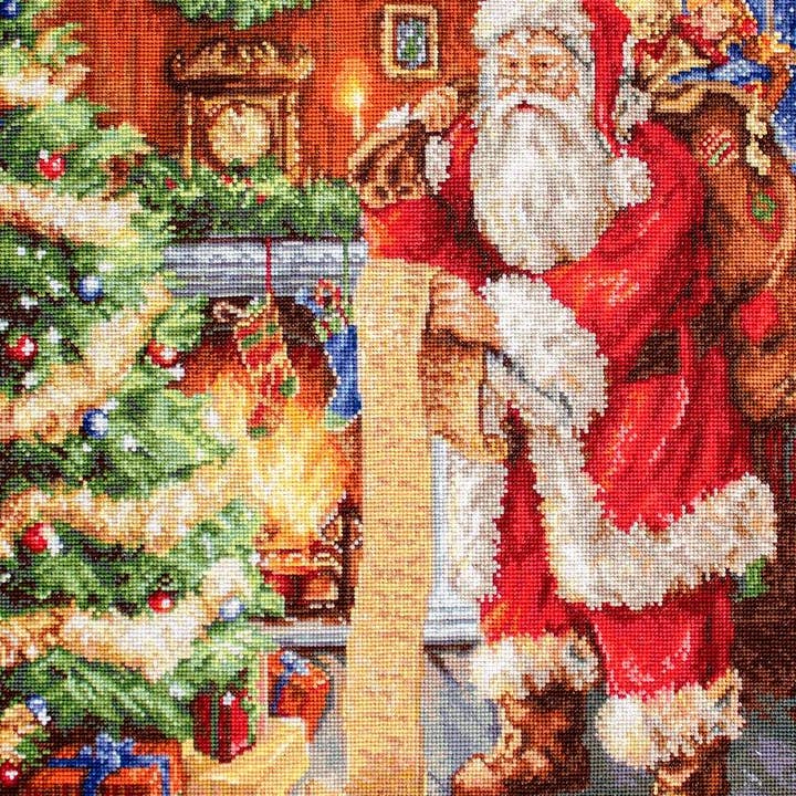 Cross Stitch Kit Luca-S - Santa's List, B578 for wholesale by Luca-S