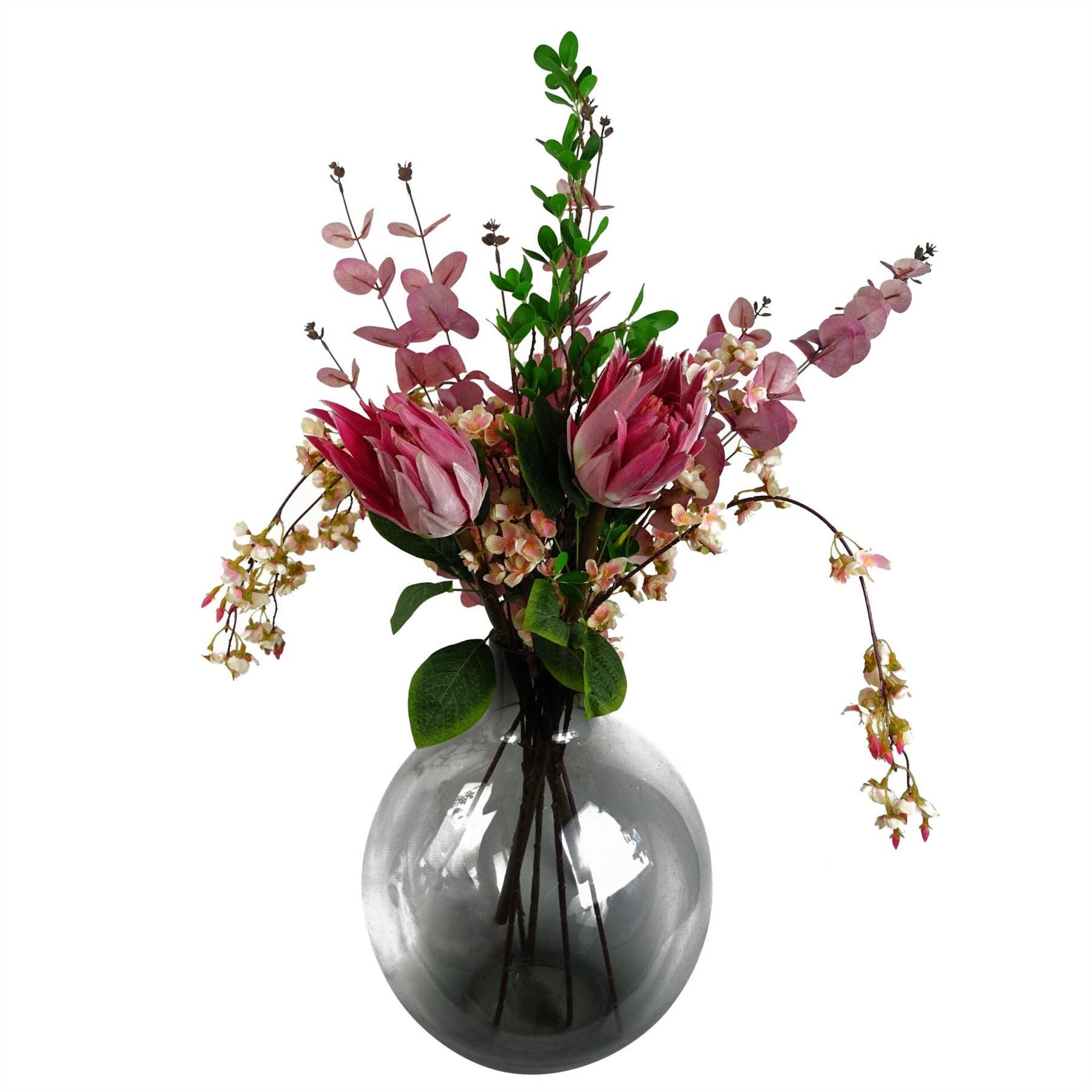 Leaf Design UK LTD - Venta al por mayor Flores artificiales - Tallo Artificial de Cerezo Colgante Natural Rosa de 110 cm4