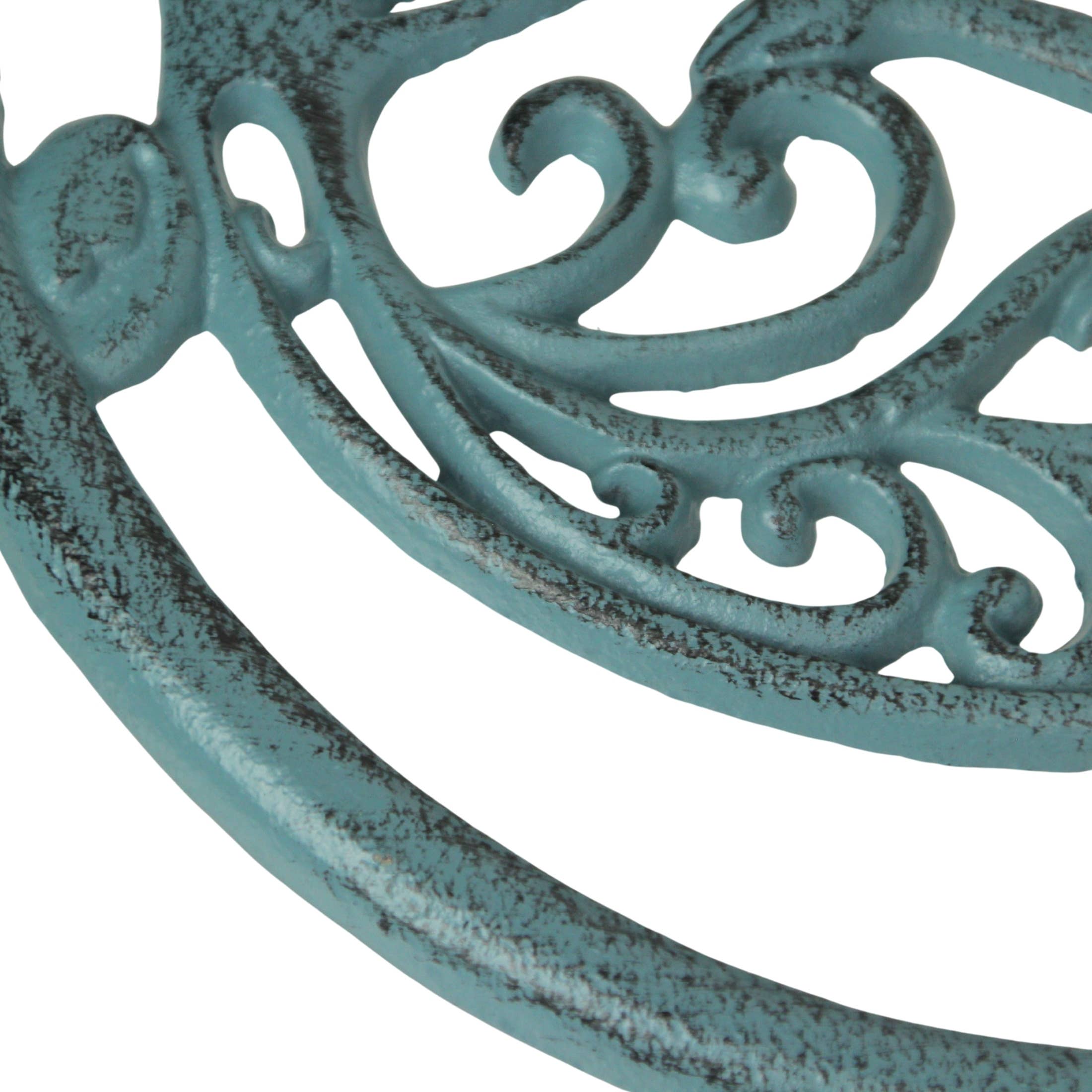 Zeckos - Venta al por mayor Salvamanteles - Juego de 3 salvamanteles de cocina de diseño náutico de hierro fundido5