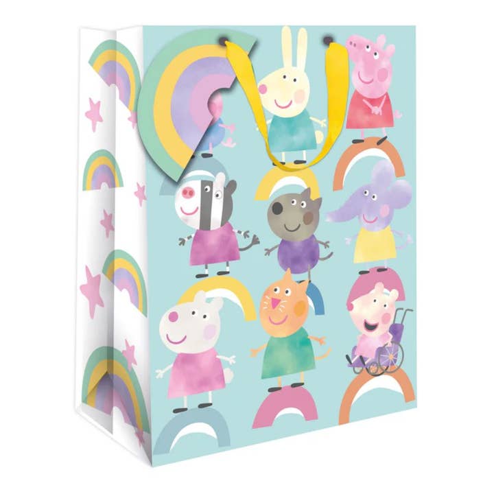 Peppa Pig Medium Gift Bag for wholesale by Danilo Promotions Ltd