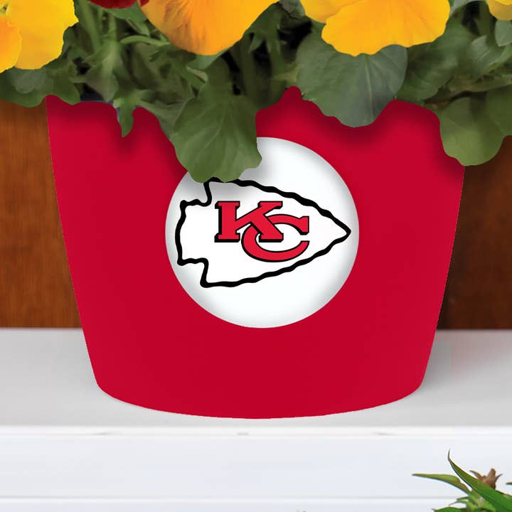NFL Kansas City Chiefs Button Pot for wholesale by Sporticulture
