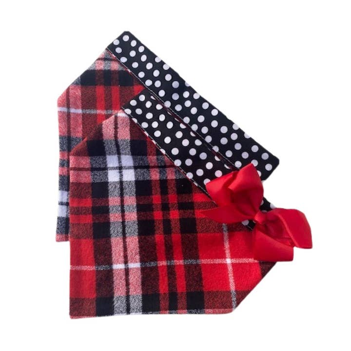 Large Red Plaid for wholesale by Chloe & Max LLC