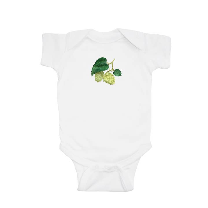 hops baby snap up short sleeve for wholesale by Tina Labadini Designs