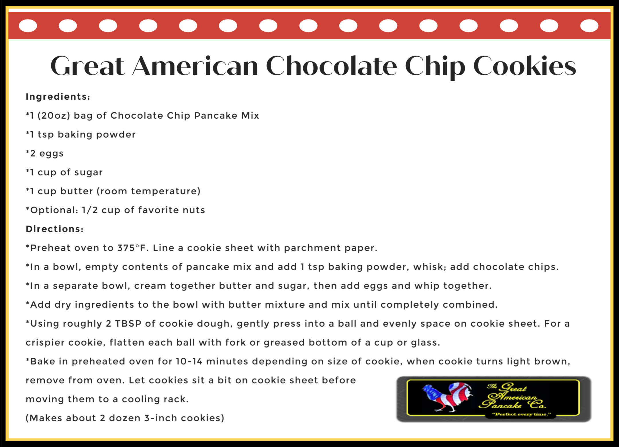 Great American Pancake Company - Wholesale Pancake Mix - Chocolate Chip Gourmet Pancake & Waffle Mix5