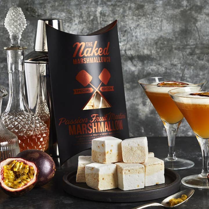 Passion Fruit Gourmet Marshmallows for wholesale by The Naked Marshmallow Co.