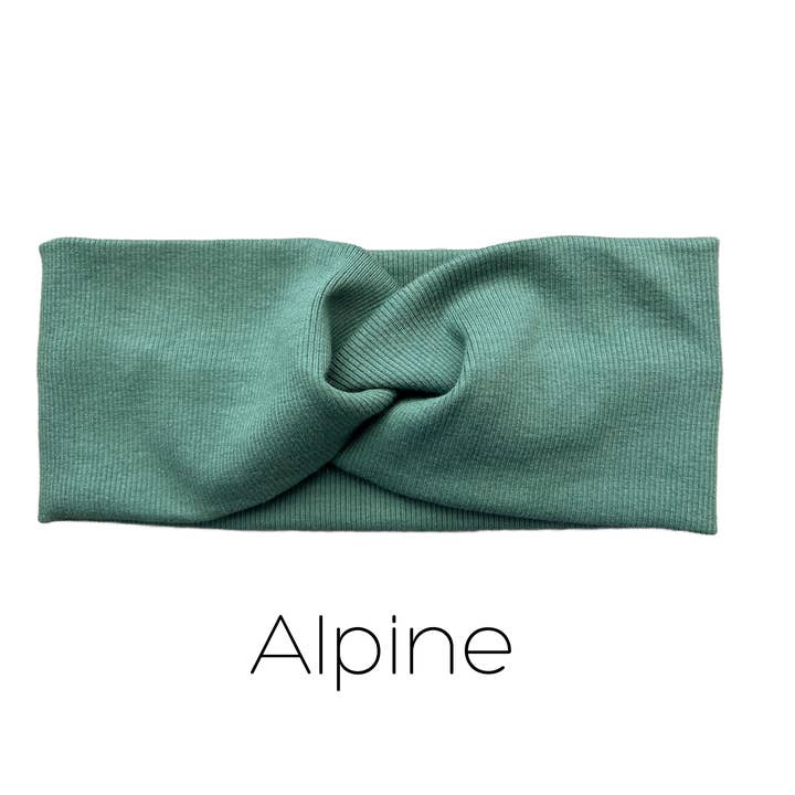 The Modern Pause - Wholesale Fashion Headband - Women's - Organic Rib Cotton Twist Headband19