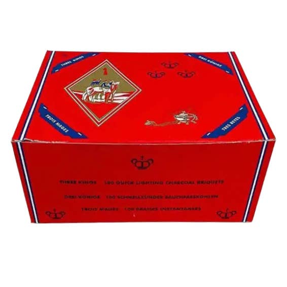 Oremus Mercy - Vente Encens - Présentoir de briquettes de charbon Three Kings grand format (100 briquettes)2
