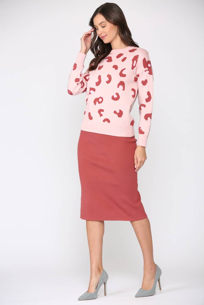 Joh Apparel – wholesale Knitted jumper – Women′s – Sharlet Stretch Sweater Knit Top2